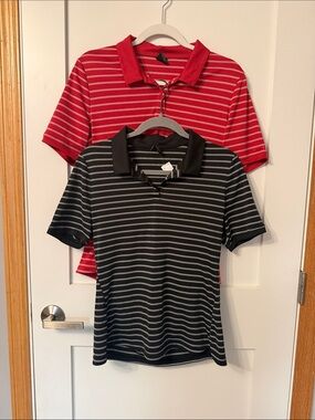 Oakley Striped Polo Duo - Red & Black